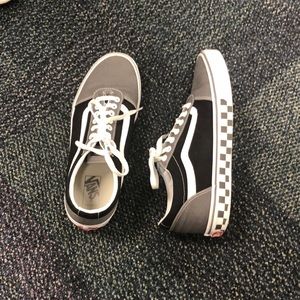 Vans Pewter Black Checkered Tape